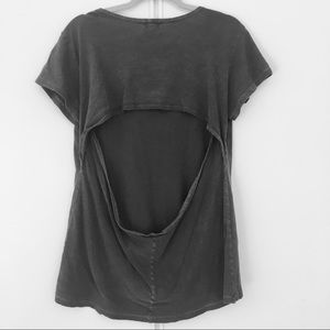 LNA Tops - LNA Open Back Tee LNA Tops - LNA Open Back Tee